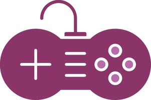 Video Console Glyph Two Colour Icon vector