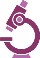 Microscope Glyph Two Colour Icon vector