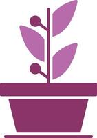 Plants Glyph Two Colour Icon vector