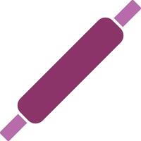 Rolling Pins Glyph Two Colour Icon vector