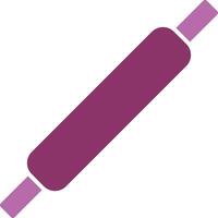 Rolling Pins Glyph Two Colour Icon vector