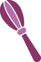 Whisk Glyph Two Colour Icon vector