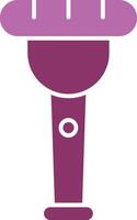 Wooden Leg Glyph Two Colour Icon vector