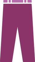 Trousers Glyph Two Colour Icon vector