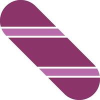 tabla de snowboard glifo dos color icono vector
