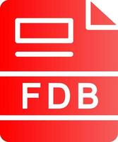 FDB Creative Icon Design vector