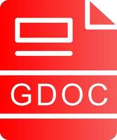 Glyph red Gradient Design vector