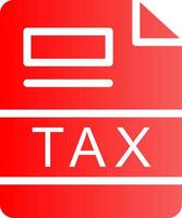 TAX Creative Icon Design vector