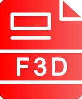 F3D Creative Icon Design vector