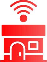 Smart House Creative Icon Design vector