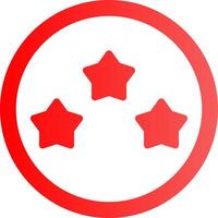 Glyph red Gradient Design vector