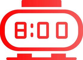 Digital Clock Creative Icon Design vector