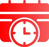 Deadline Creative Icon Design vector