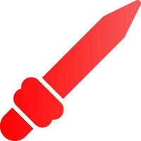 Glyph red Gradient Design vector