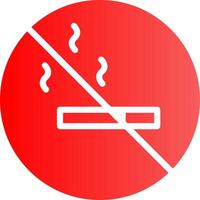 No Smoking Area Creative Icon Design vector