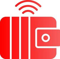 Smart Wallet Creative Icon Design vector