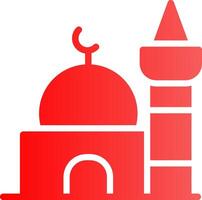 Mosque Creative Icon Design vector