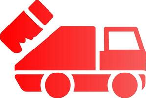 Garbage Truck Creative Icon Design vector