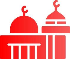 Mosque Creative Icon Design vector