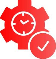 Time Management Creative Icon Design vector