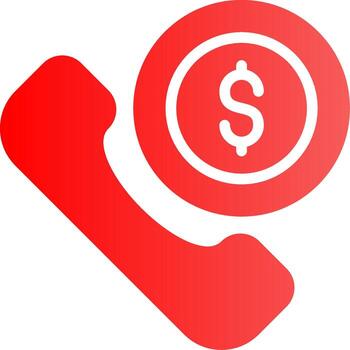 Phone Call Creative Icon Design vector