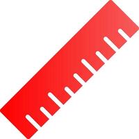 Glyph red Gradient Design vector