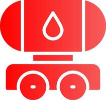 Tanker Creative Icon Design vector