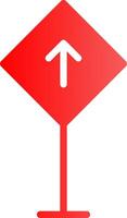 Road Sign Creative Icon Design vector