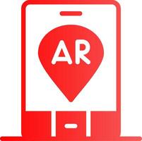 Ar Navigation Creative Icon Design vector