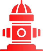 Fire Hydrant Creative Icon Design vector