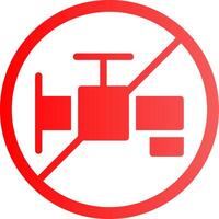 Dont Waste Water Creative Icon Design vector