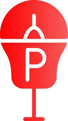 Parking Meter Creative Icon Design