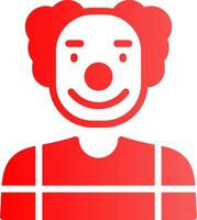 diseño de icono creativo de payaso vector