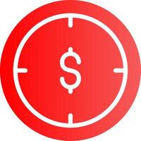 Money Hour Creative Icon Design vector