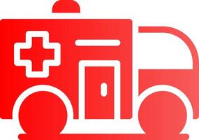 Ambulance Creative Icon Design vector