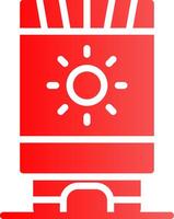 Sun Cream Creative Icon Design vector