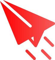 Paper Plane Creative Icon Design vector