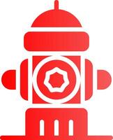 Hydrant Creative Icon Design vector