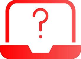 Question Mark Creative Icon Design vector