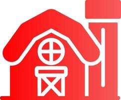 Farm House Creative Icon Design vector