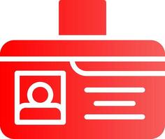 Identification Card Creative Icon Design vector