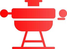 Grill Creative Icon Design vector