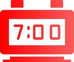 Digital Clock Creative Icon Design vector