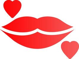 Lips Creative Icon Design vector