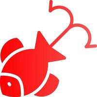 Fish Attractant Creative Icon Design vector