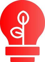 Eco Bulb Creative Icon Design vector