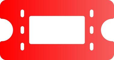 Glyph red Gradient Design vector