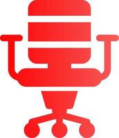 Office Chair Creative Icon Design vector