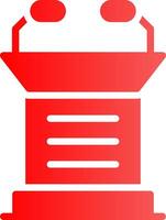 Lectern Creative Icon Design vector