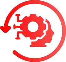 Reverse Engineering Creative Icon Design vector